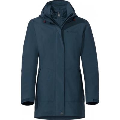 Vaude Дамско 3-в-1 яке Vaude Women's Idris 3in1 Parka III 3-in-1 jacket - Dark Sea - размер 34 (EU) (104-3107-0511)