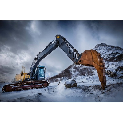 DIMEX ART Флизелинов фототапет стар багер 375 x 250 см