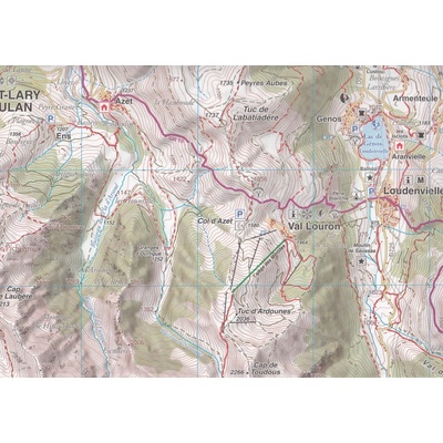 5 Luchon Comminges Louron 1:50t mapa