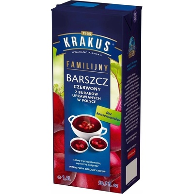 Krakus Červený rodinný boršč 1,5 L
