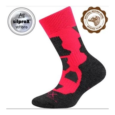 VoXX Merino ponožky Etrexík růžová