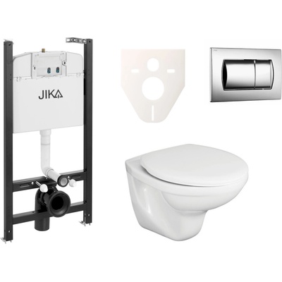 Závěsný WC set Jika do lehkých stěn / předstěnová montáž + WC Fayans Neo SIKOJSJ2 – Zboží Dáma