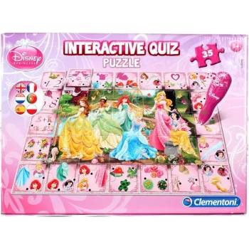 Image 1 of Clementoni Детски интерактивен пъзел Дисни принцеси - Clementoni