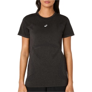Asics Дамска тениска Asics Women's Road Seamless S/S Top Running shirt - Performance Black / Graphite Grey (916-5455-0413)