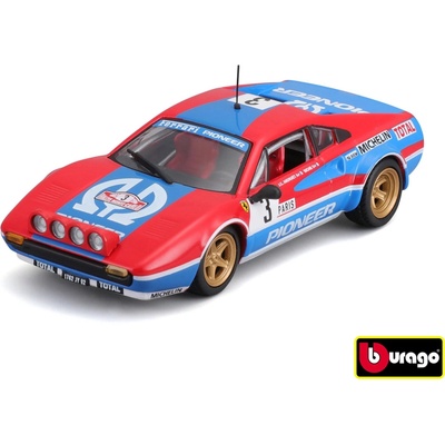 Bburago BB36304 Ferrari Racing 308 GTB 1982 červené 1:43