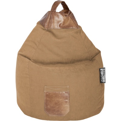 Beanbag Sedací vak Jamie XL 70 × 110 cm pieskový