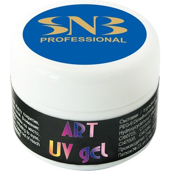 SNB Uv Гел боичка snb за декорация, синя пастел, 5 мл, npga17 (npga17)