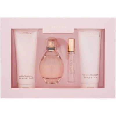 Sarah Jessica Parker Lovely подаръчен комплект: EDP 100 ml + лосион за тяло 200 ml + EDP 15 ml + душ гел 200 ml за жени