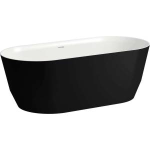 Laufen Pro - Вана 165x75 см, матово черно/бяло H2399520680001 (H2399520680001)