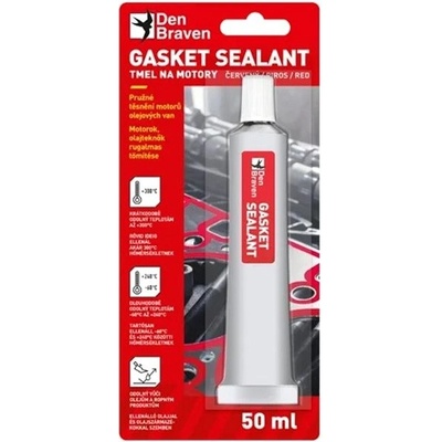 Den Braven Gasket sealant červený 50ml – Zboží Mobilmania