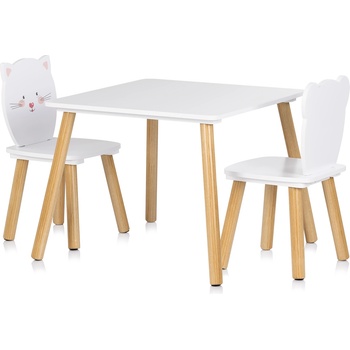 Image 1 of TOYS Комплект маса с два стола mdf мече и кот (diwh02440323)
