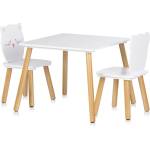 TOYS Комплект маса с два стола mdf мече и кот (diwh02440323)