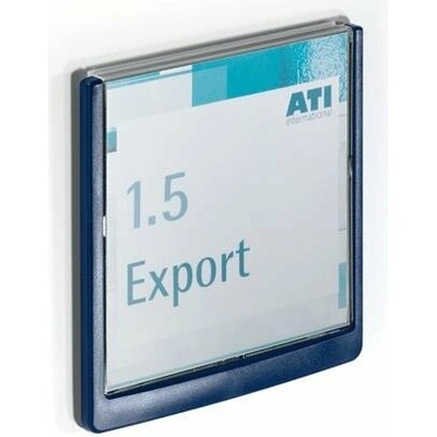 Informačná tabuľka, 149x148,5 mm, DURABLE CLICK SIGN, modrá