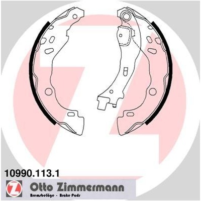 Sada brzdových čeľustí ZIMMERMANN 10990.113.1