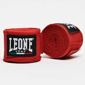 LEONE 1947 Бинтове за Бокс Leone RED 350 см