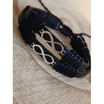 Image 1 of Кожени гривни Безкрайност за двама (14)