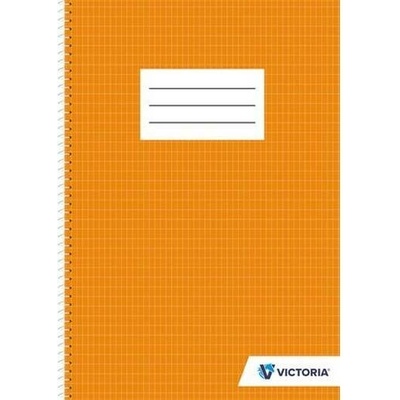 Victoria Paper Špirálový zošit A4 francúzsky štvorčekový