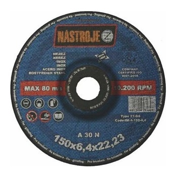 Nástroje cz Kotouč brusný 150 x 4,0 x 22 mm IM-4-150-4,0