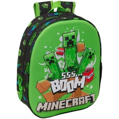 Safta · Dětský 3D batoh Minecraft - motiv Boom - 9L