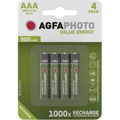 AgfaPhoto Батерия micro AGFAPHOTO AAA 4x900 mAh (AP900B4)