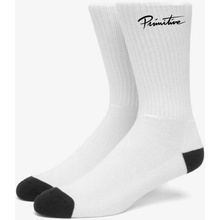 Primitive ponožky NUEVO SCRIPT 3PK bílá