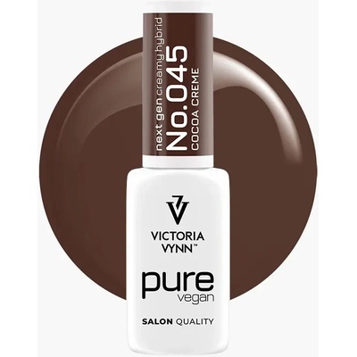 VICTORIA VYNN Hybridní gel lak PURE VEGAN CREAMY HYBRID 045 Cocoa Creme 8 ml