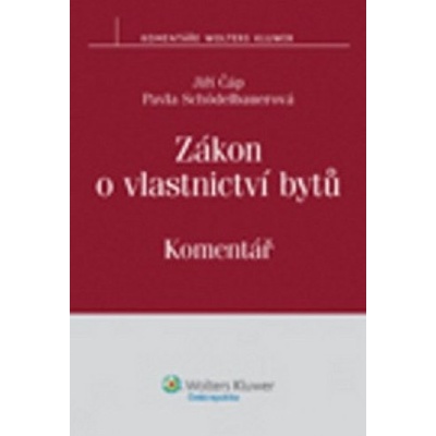 Zákon o vlastnictví bytů - Jiří Čáp, Pavla Schödelbauerová