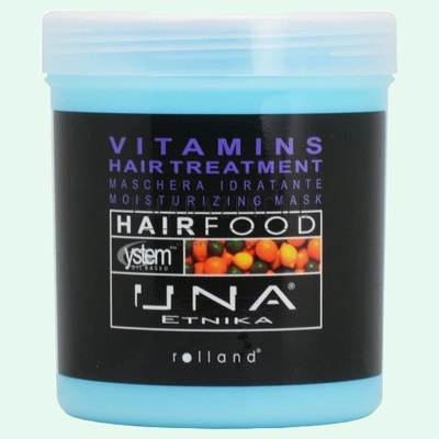 Una Професионална хидратираща маска за коса с витамини 1000 мл. Vitamins Hair Food Treatment mask (0360815)