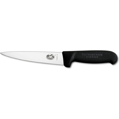 Victorinox 5.5603.18 Fibrox nárezový nôž, 18 cm hladká špicatá čepeľ, čierny