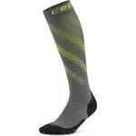 CEP Дамски компресионни чорапи CEP Women's Run Edt. Elliptic Sock Tall Compression socks - Dark Grey / Lime - размер IV (207-1148-0113)