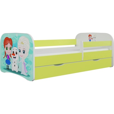 Kocot Kids Babydreams Ledové království zelená s matrací