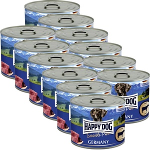 Happy Dog Rind Pur Германия - 12 x 200 г / говеждо