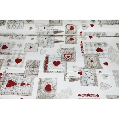 MADE IN ITALY Dekoračná bavlnená látka Bormio, š. 140 cm Viacfarebná Šírka 140 cm