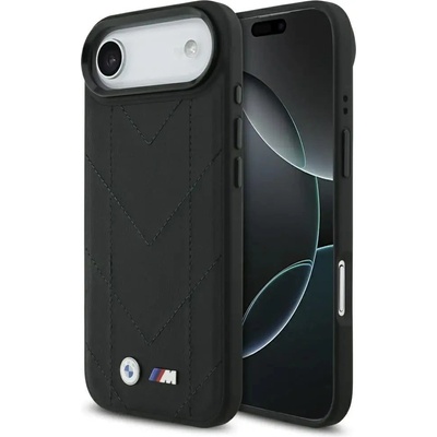 BMW M Quilted Logo MagSafe Case за iPhone 17 Air - черен (3666339480530)