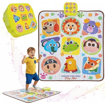 Kruzzel Interaktivní taneční podložka 82 x 65 cm W19298