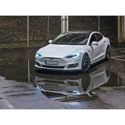 Maxton Design Difuzory pod bočné prahy - Tesla, TEMODELS1FSD1G