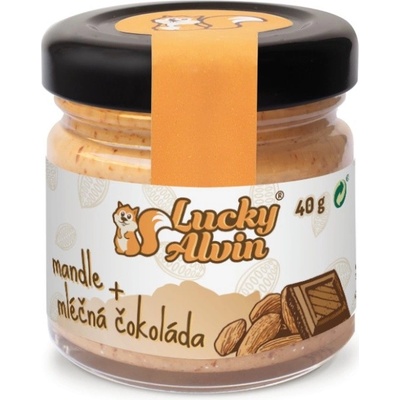 Lucky Alvin Mandle + Mléčná čokoláda 40 g
