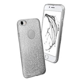 Pouzdro SBS Sparky Glitter Apple iPhone 7 stříbrné