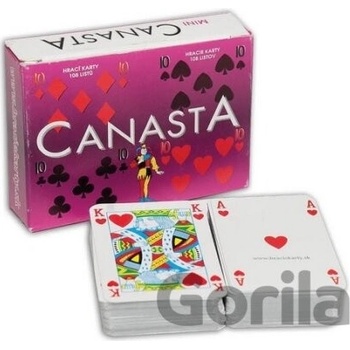 Canasta mini hracie karty 108 listorv / Canasta mini hrací karty 108 listů