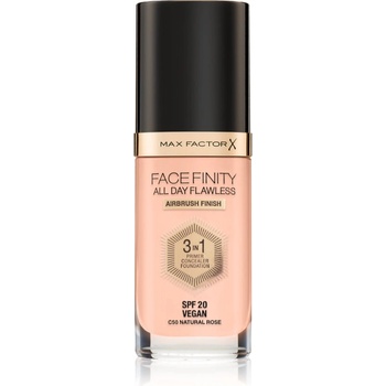 MAX Factor Facefinity All Day Flawless дълготраен фон дьо тен SPF 20 цвят C50 Natural Rose 30ml