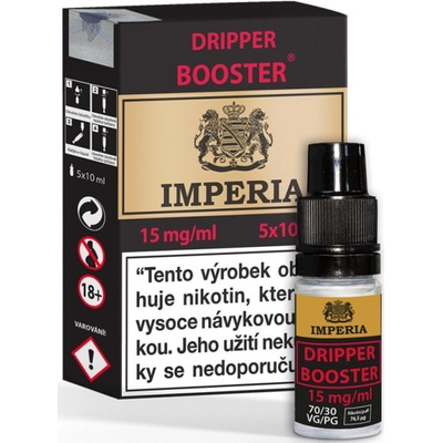 Dripper Booster IMPERIA 5x10ml PG30-VG70 15mg