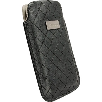 Krusell Кожен калъф за Samsung Galaxy S3, S3 Neo, S4, HTC One, Moto G, Xperia Z1, Z1 Compact и др. - Krusell Avenyn Mobile Pouch 3XL (черен)