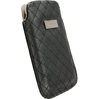 Krusell Кожен калъф за Samsung Galaxy S3, S3 Neo, S4, HTC One, Moto G, Xperia Z1, Z1 Compact и др. - Krusell Avenyn Mobile Pouch 3XL (черен)