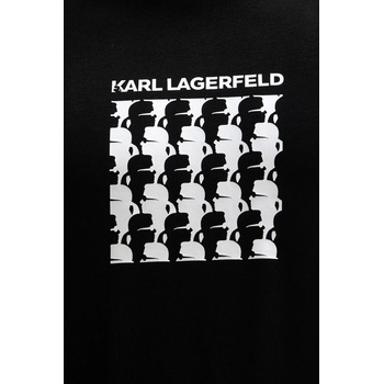 Karl Lagerfeld Тениска Karl Lagerfeld в черно с принт 554235.755402 (554235.755402)