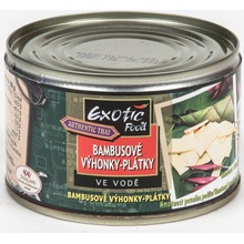 Exotic Food bambusové výhonky plátky 227g