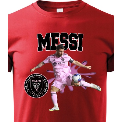 Dětské tričko Lionel Messi ČervenáCanvas Dětské tričko Bezvatriko.cz 2033