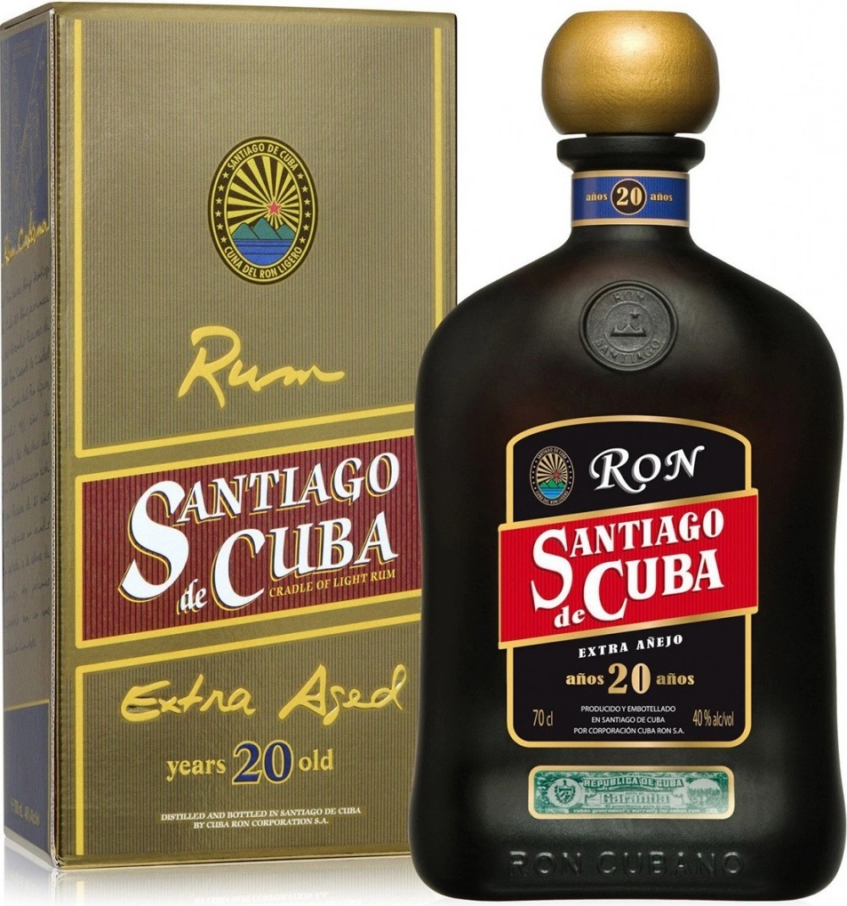 SANTIAGO DE CUBA 20y 40% 0,7 l (karton) - Heureka.cz