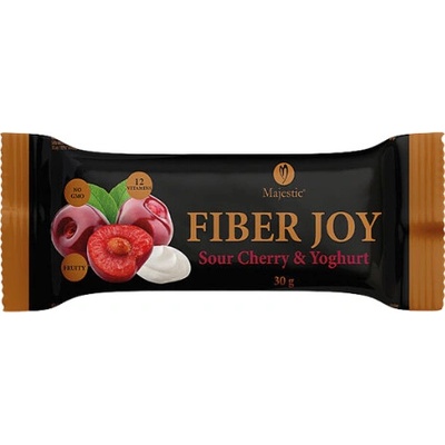 Majestic Ovocná tyčinka Fiber Joy Višne a jogurt 30g