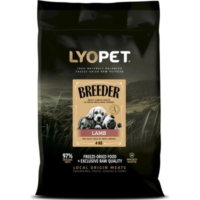 Lyopet Breeder Dog Adult Mini Lamb 4 kg