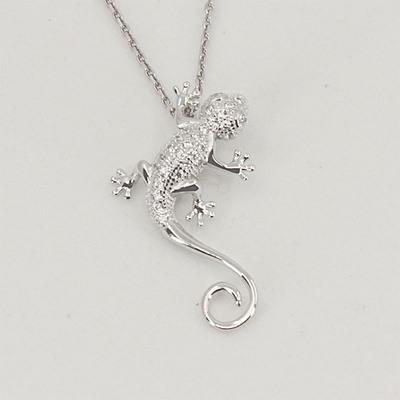 Steel Edge Stříbrný přívěsek ještěrka 312936001